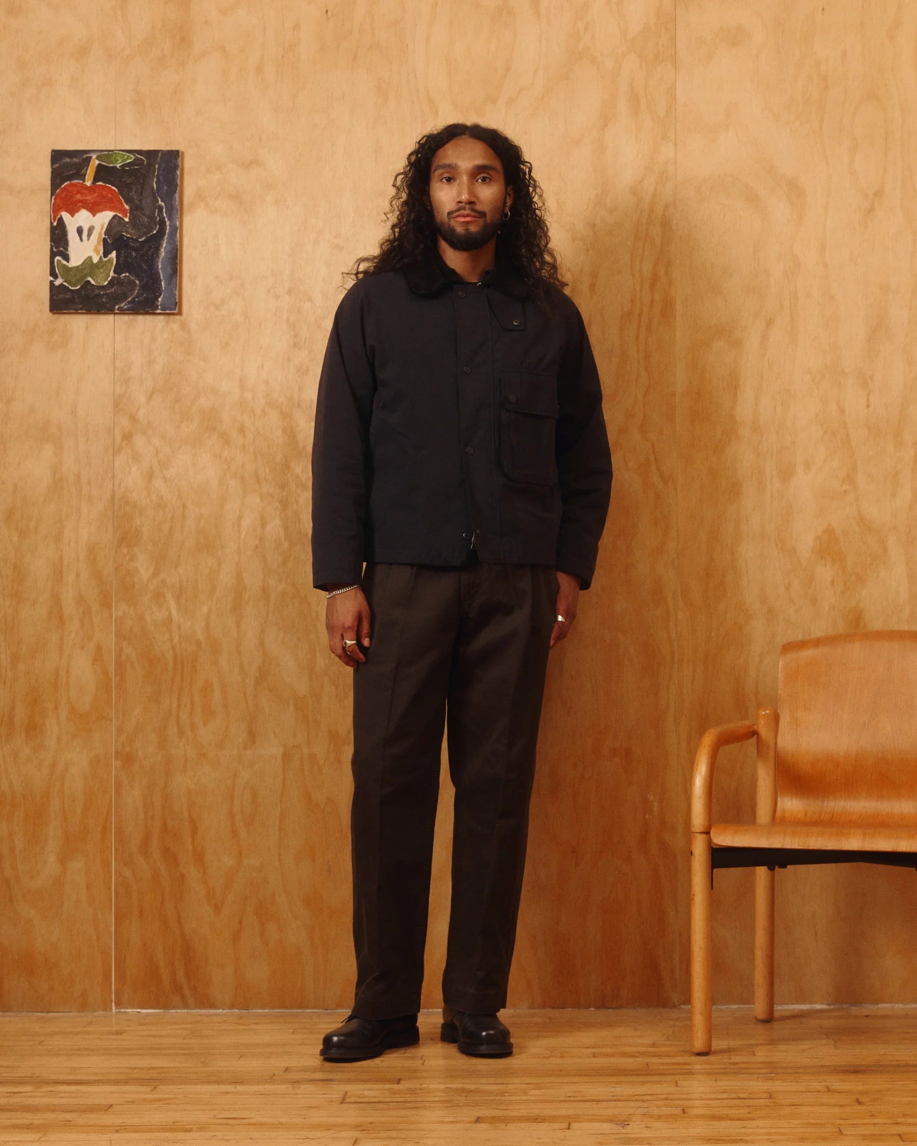 Bay Waxed Cotton & Nylon Jacket