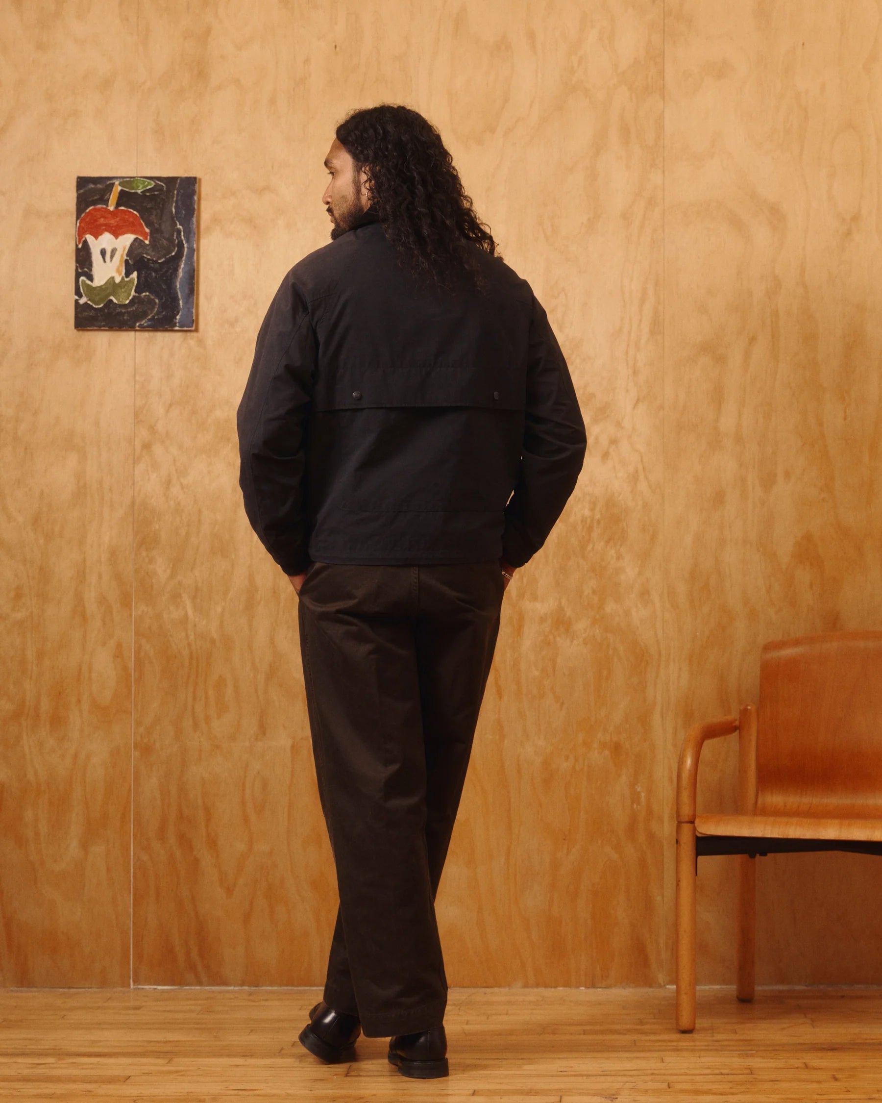 Bay Waxed Cotton & Nylon Jacket