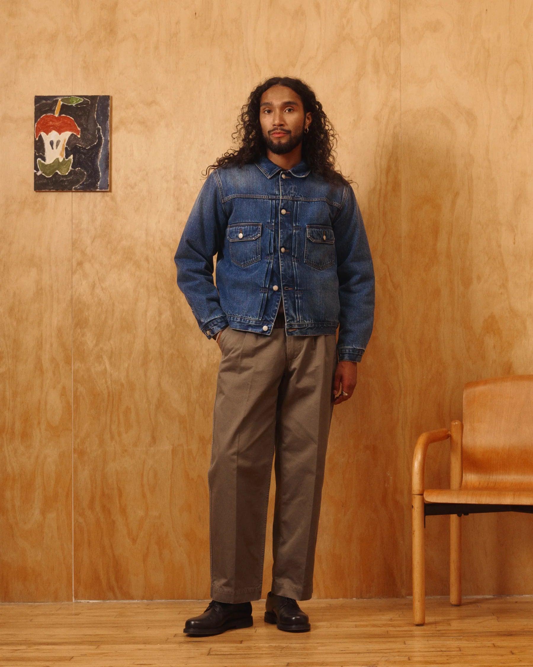 Wayfarer Wool Blanket Lined Denim Trucker