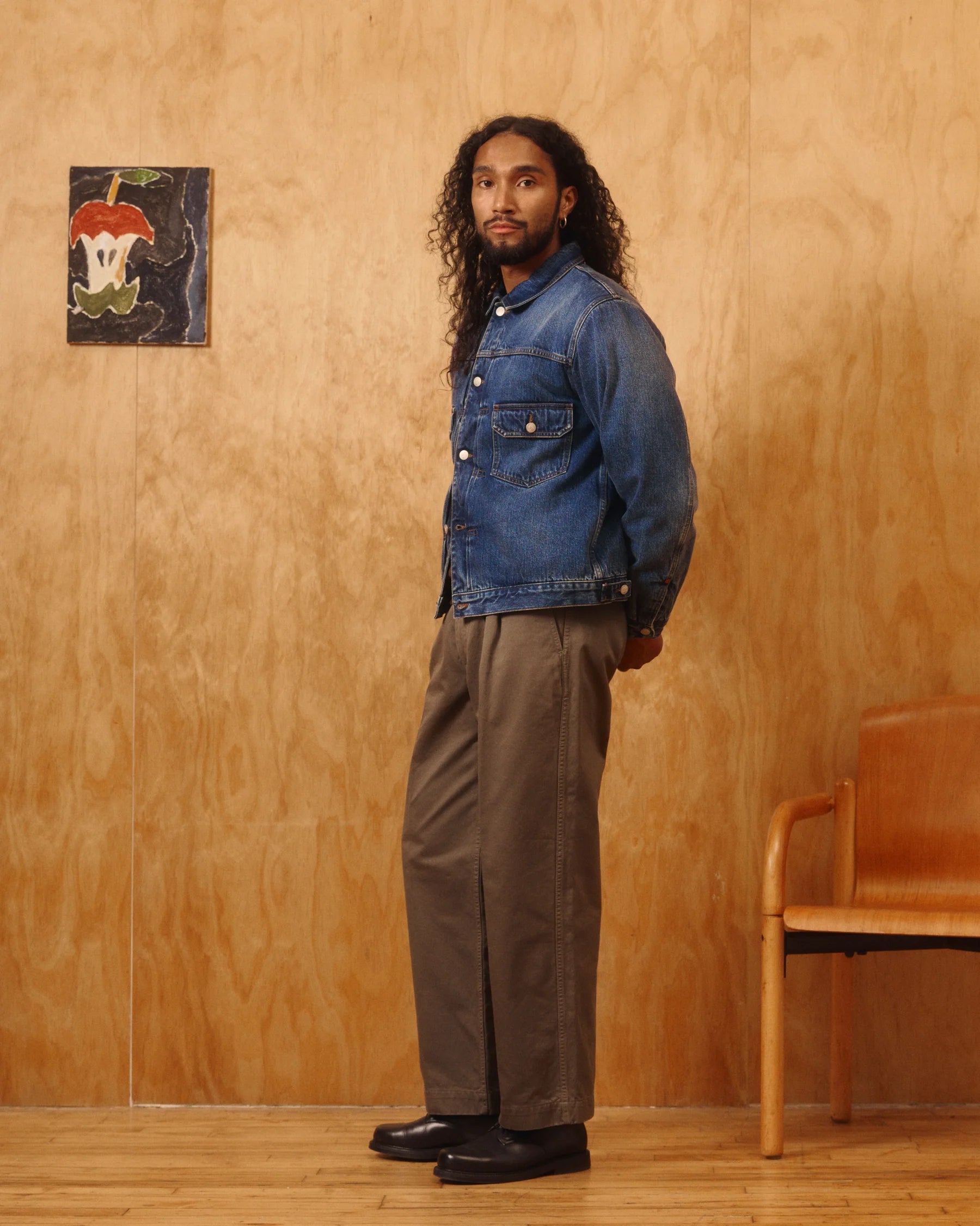 Wayfarer Wool Blanket Lined Denim Trucker