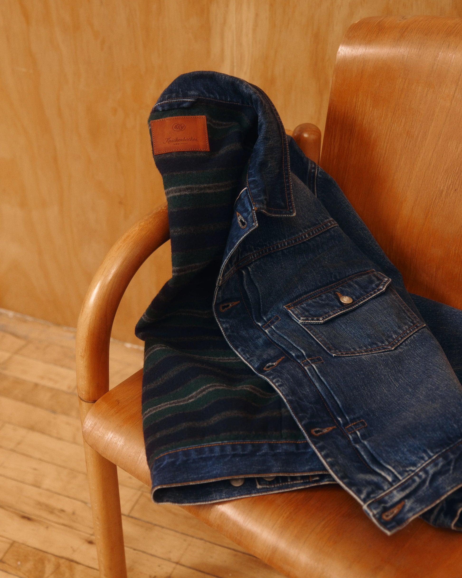Wayfarer Wool Blanket Lined Denim Trucker