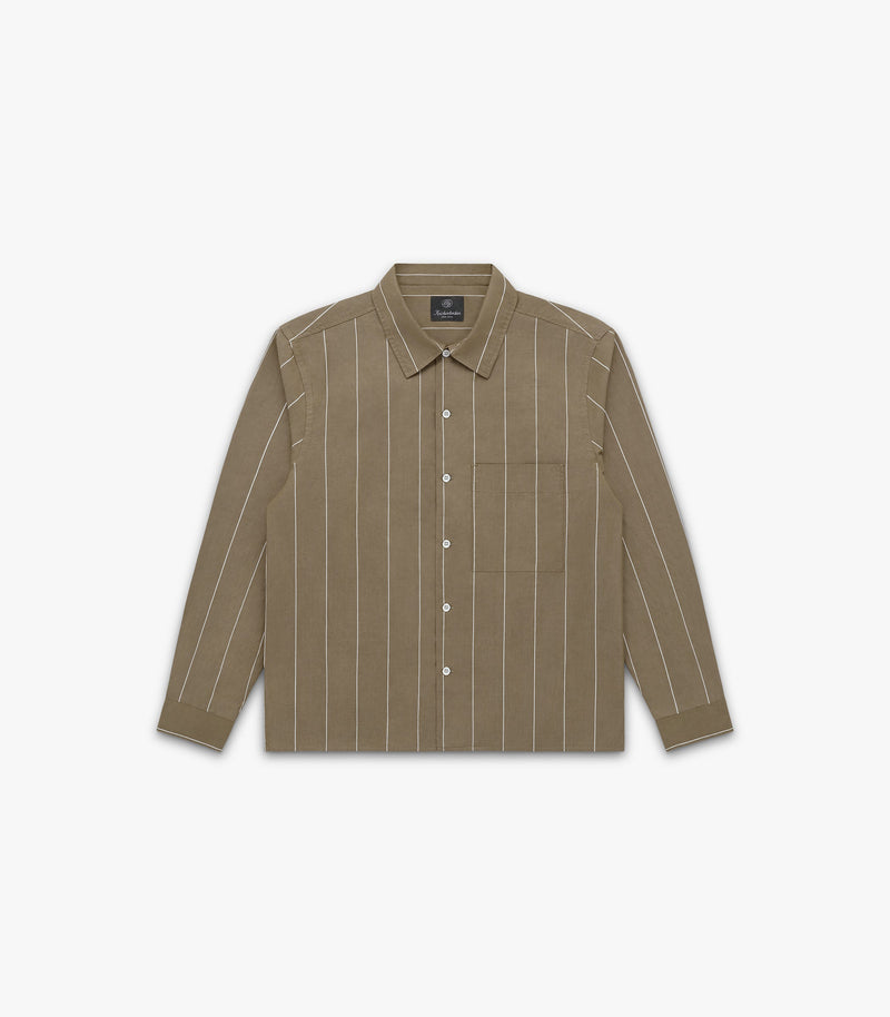 Brown / White Stripe