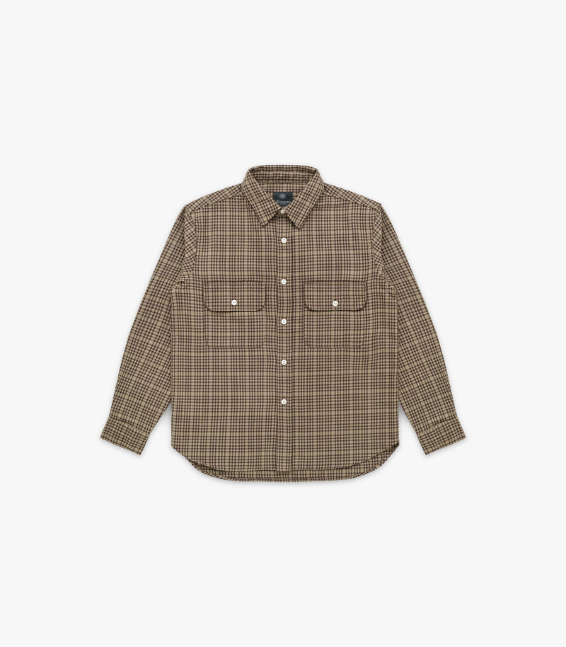 Mint & Brown Plaid