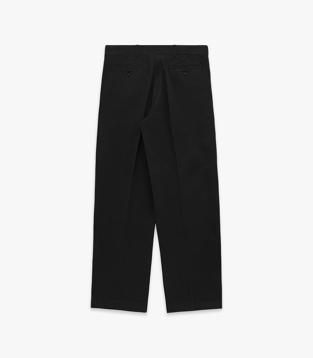 Canal Pleated Twill Cotton Pant