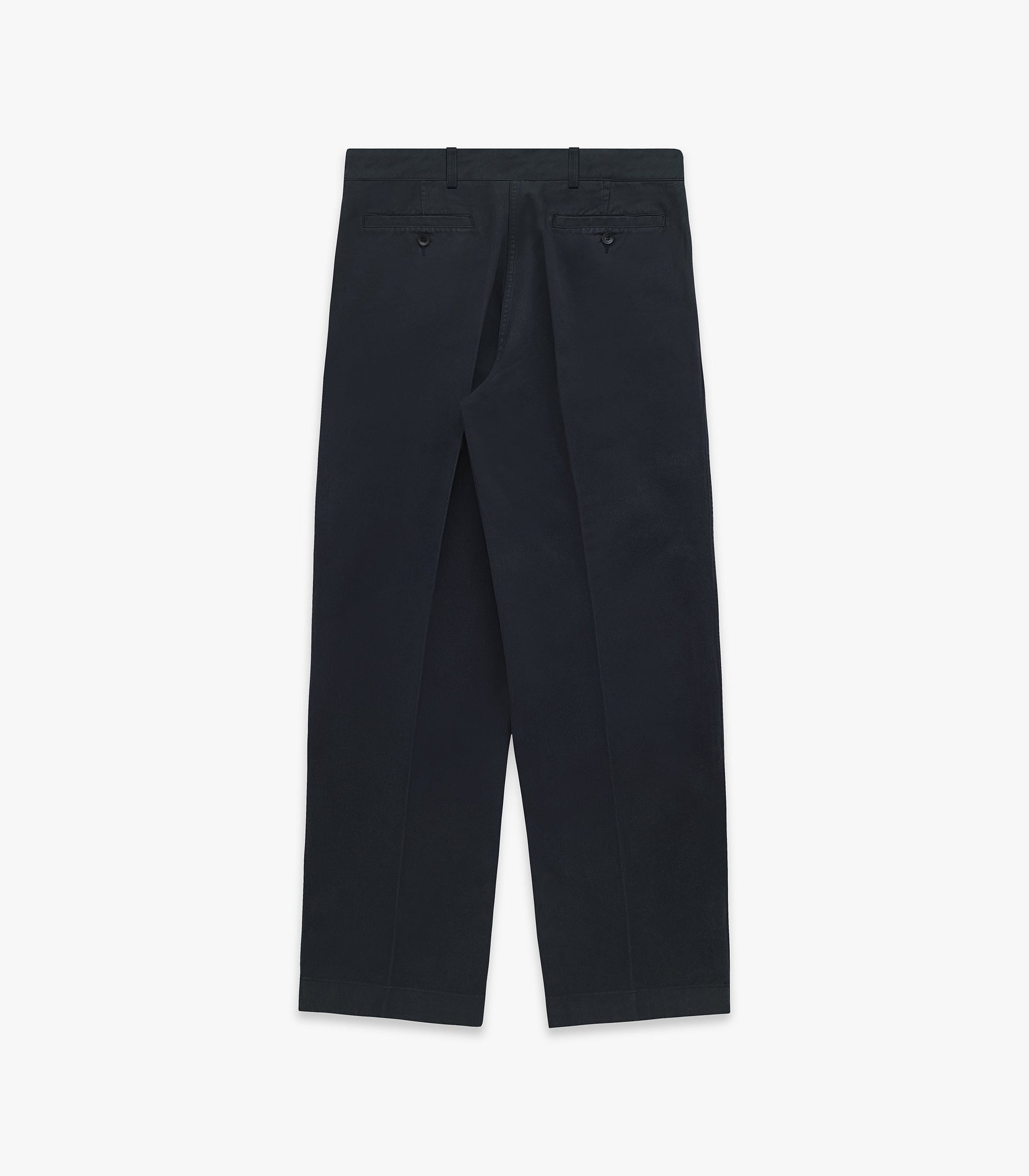 Canal Pleated Twill Cotton Pant