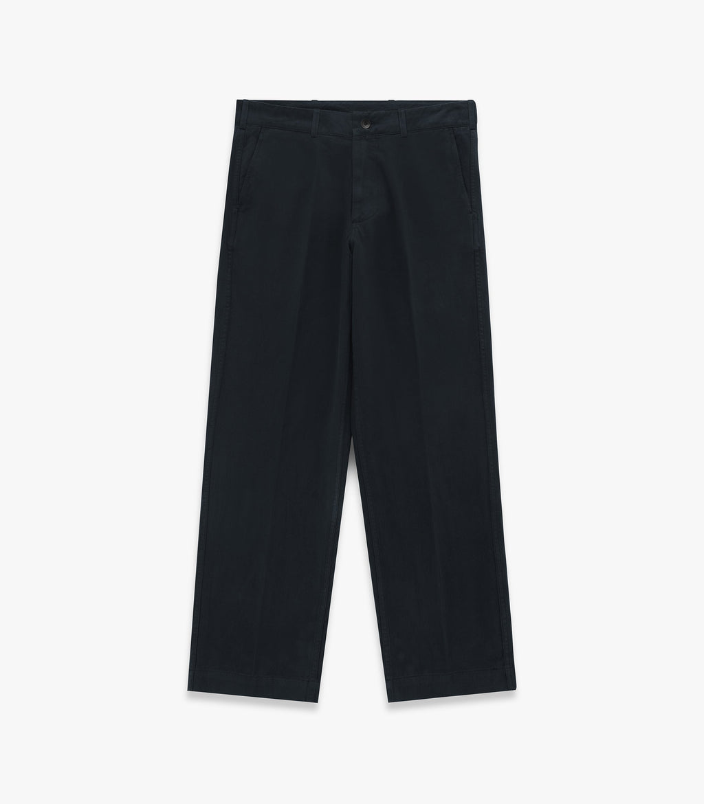 Canal Tapered Twill Cotton Pant