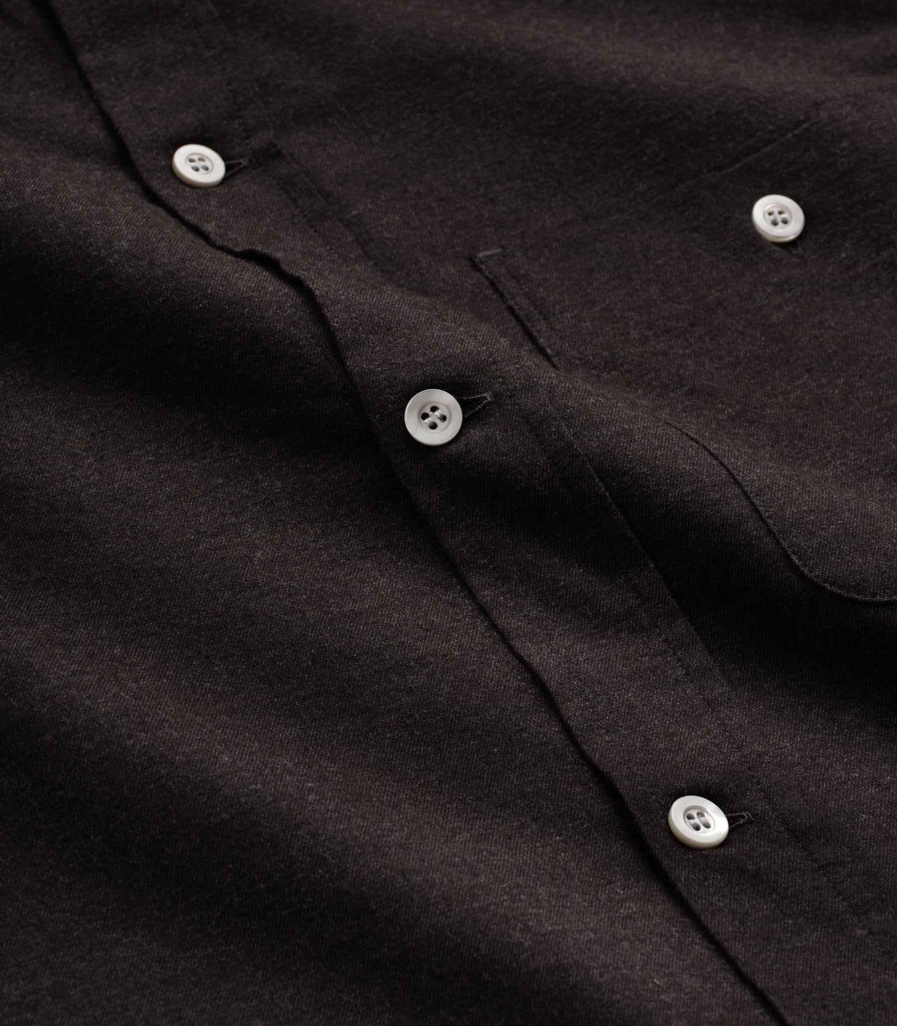Carmine Flannel Twill Cotton Shirt