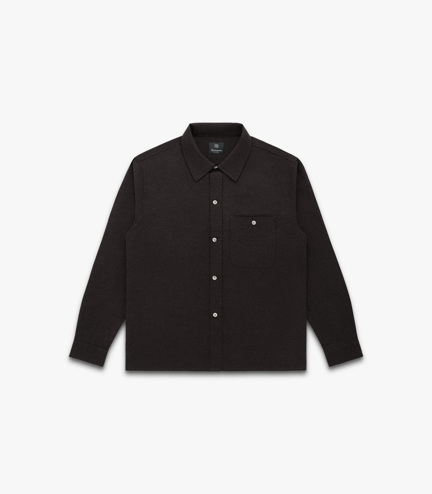 Carmine Flannel Twill Cotton Shirt