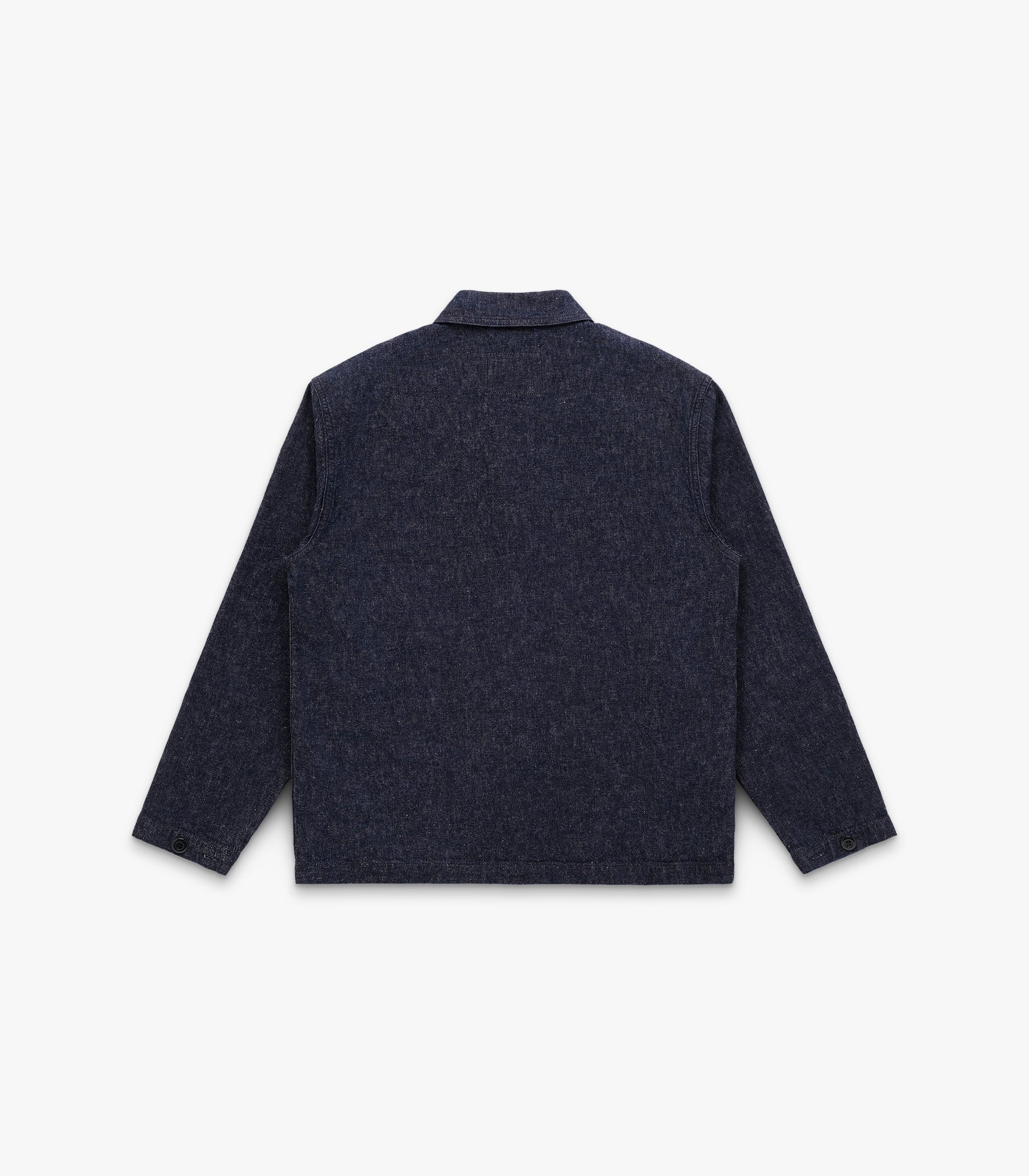 Dark blue jacket on a white background