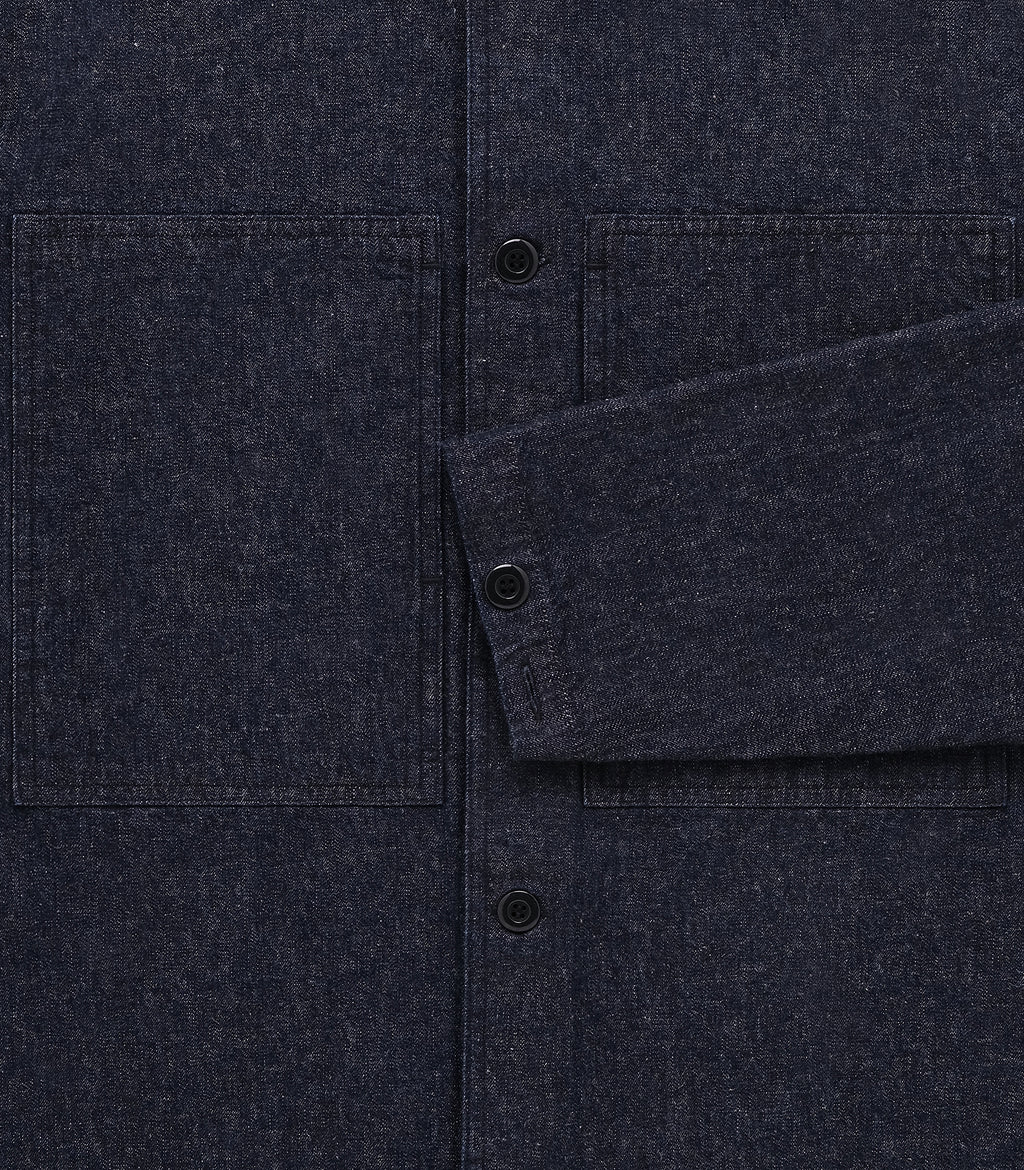Mafra Denim Cotton & Linen Overshirt