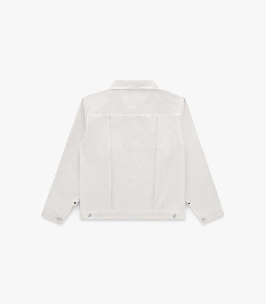 Pleated Twill Trucker