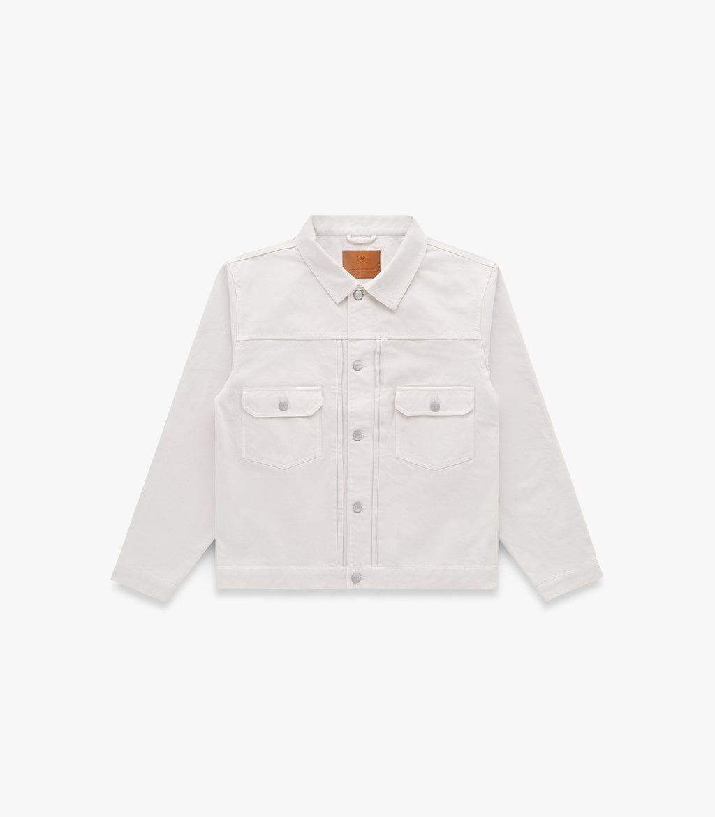 Pleated Twill Trucker